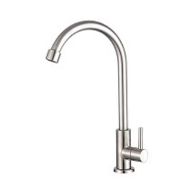 Кран для холодной воды 812, Кран одинарный, INOX