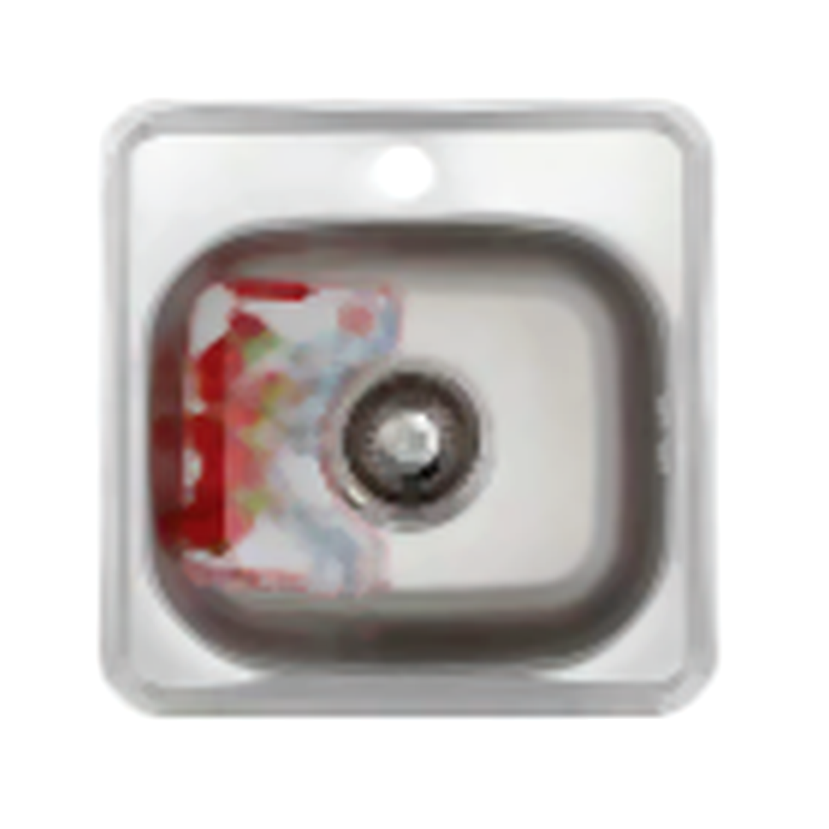 Накладная мойка INOX 60×80×0,6 мм — декор — R